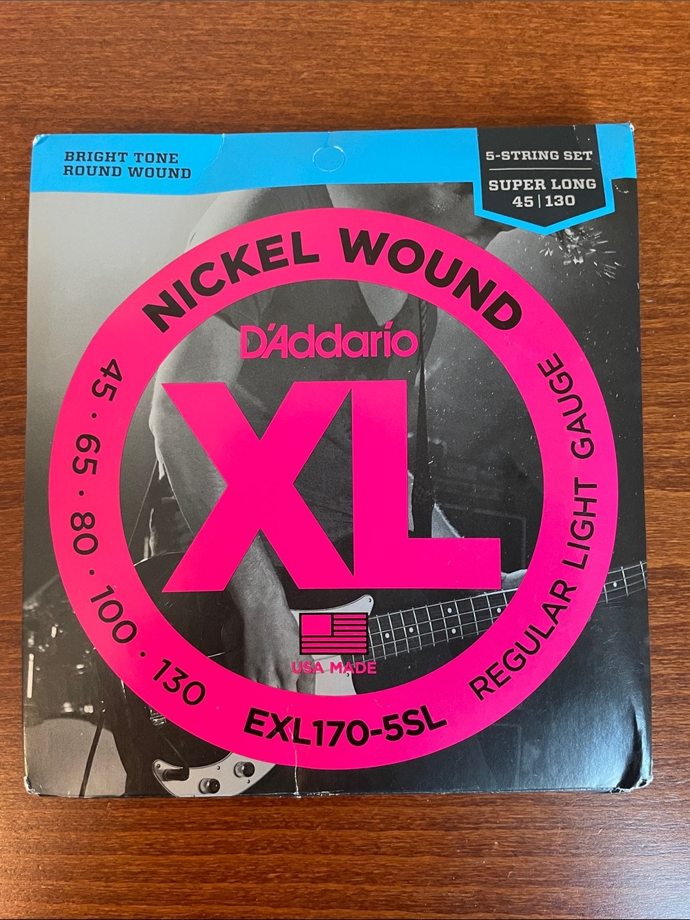 D’Addario EXL170-5SL Two Packets New inside packet is still sealed